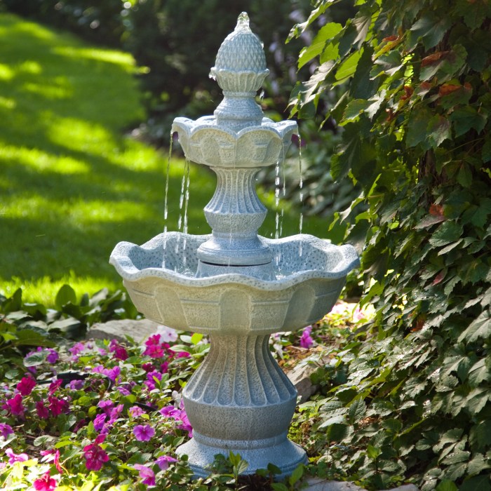 Fountains landscape exterior