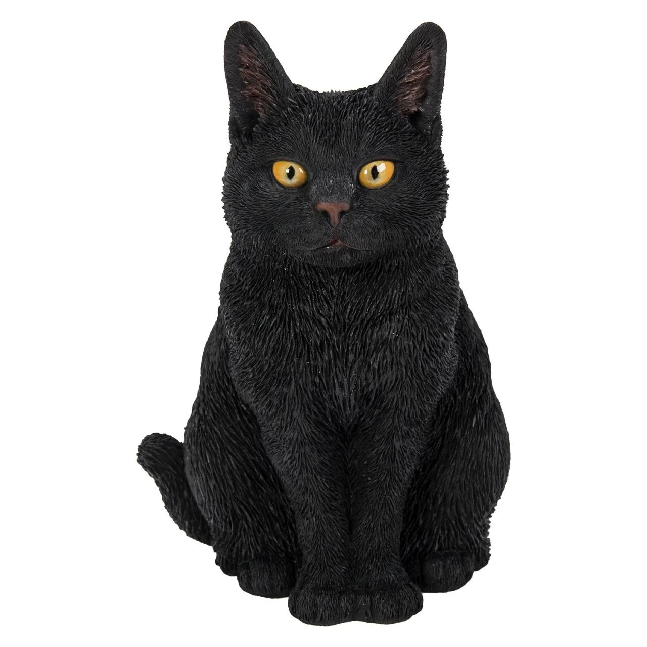 Black cat outdoor decor